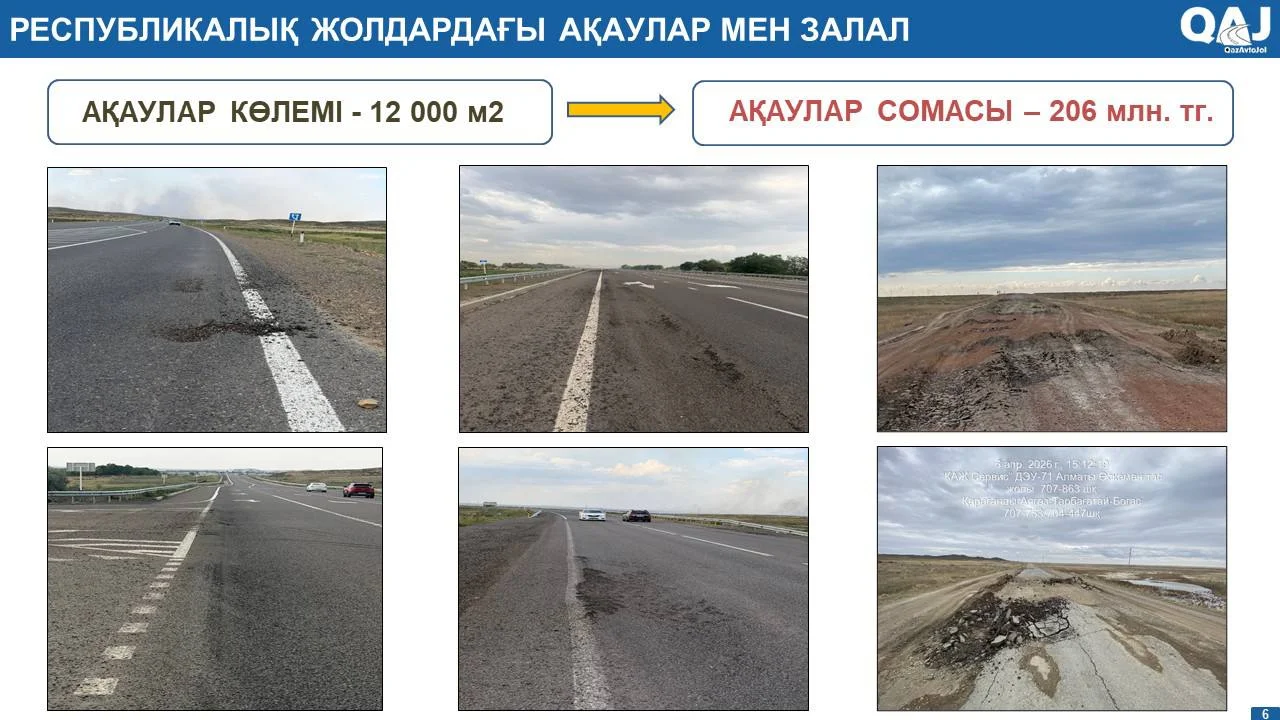 Облыс әкімі өңірдегі күре жолдарды бүлдіріп жатқан ауыр жүк көліктеріне бақылауды күшейтуді тапсырды