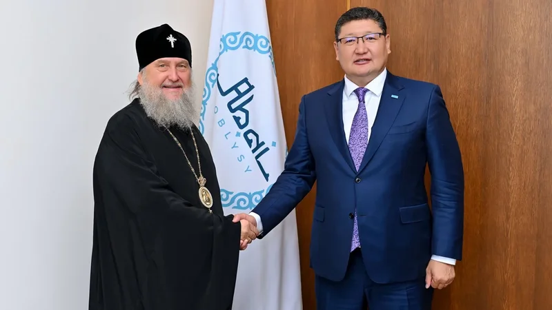 Облыс әкімі Астана және Қазақстан митрополитімен кездесті
