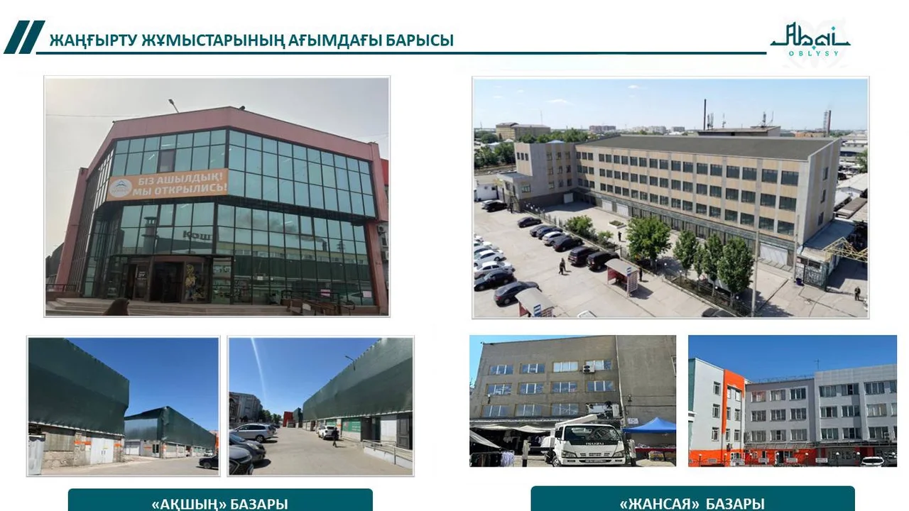 Семейде сауда нысандарын жаңғырту жұмыстары қарқын алды