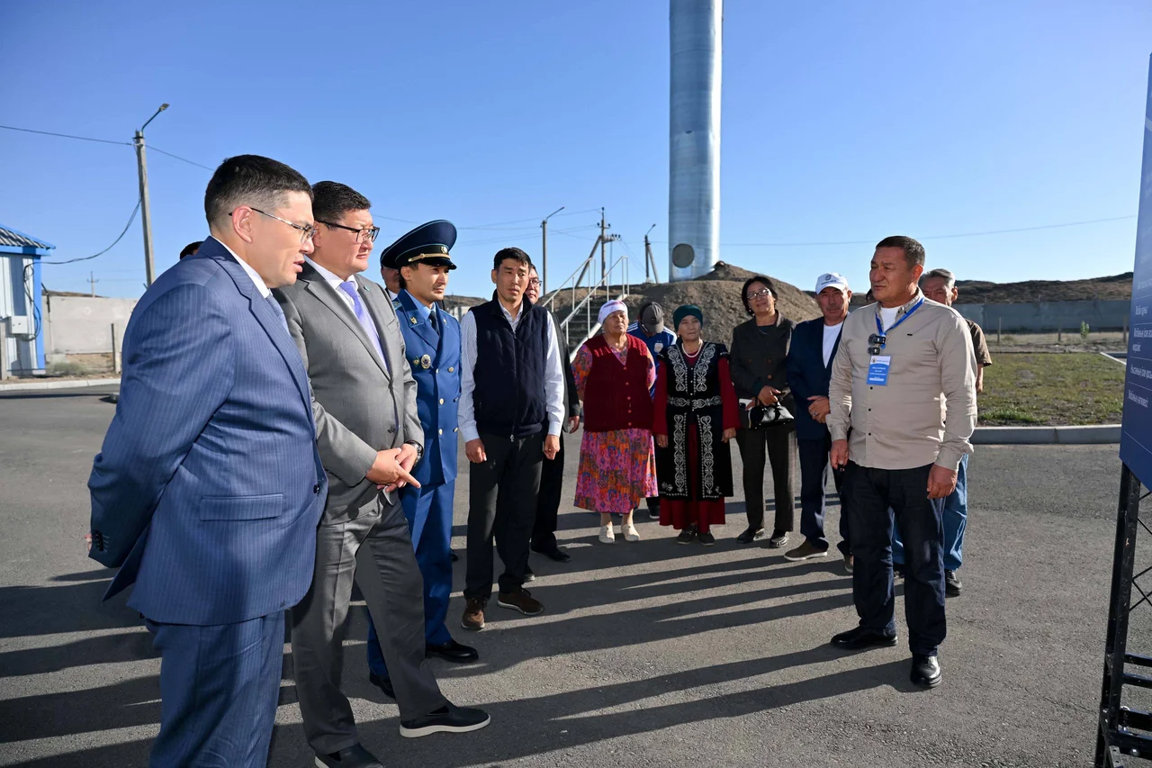 Медеу ауылында жаңғыртылған су құбыры желісі іске қосылды