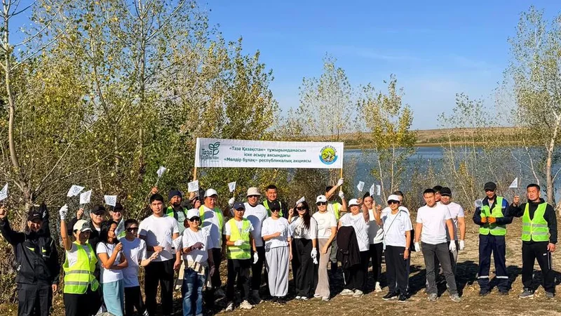 Более 465 тонн мусора убрано с территорий водных объектов и гидросооружений в ходе общенационального субботника в рамках инициативы «Таза Қазақстан»