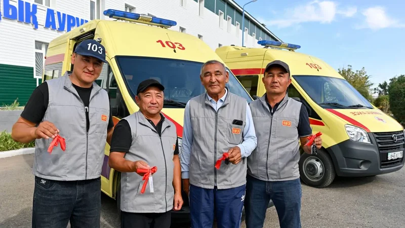 Ақсуат аудандық ауруханасына жаңа медициналық көліктер берілді