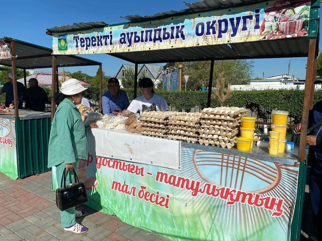 Көкпекті ауданында тұрақты түрде ауыл шаруашылығы жәрмеңкелері өткізіледі