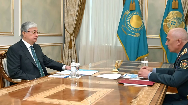 Президент Қорғаныс министрі Руслан Жақсылықовты қабылдады