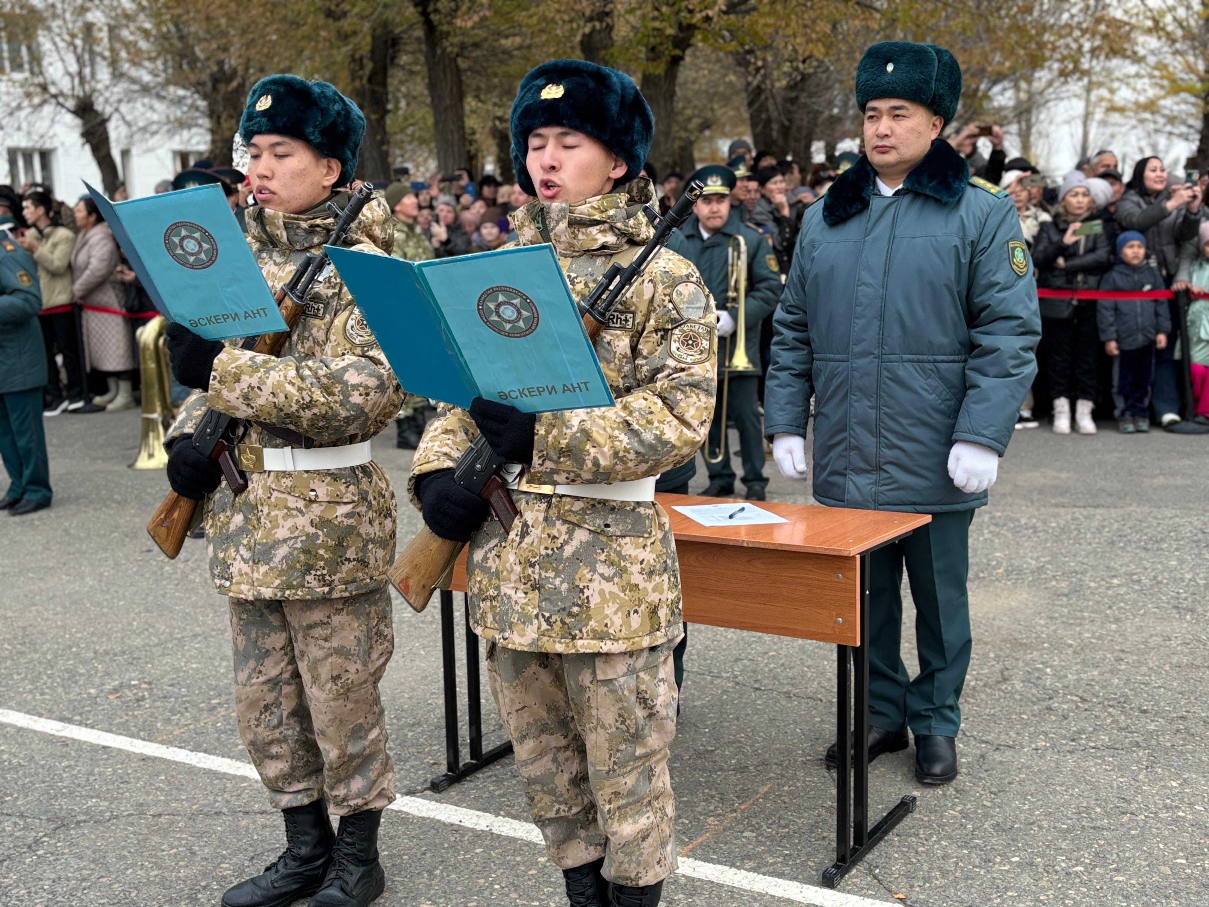 Состоялась церемония принятия военной присяги призывников “Осень 2024”.