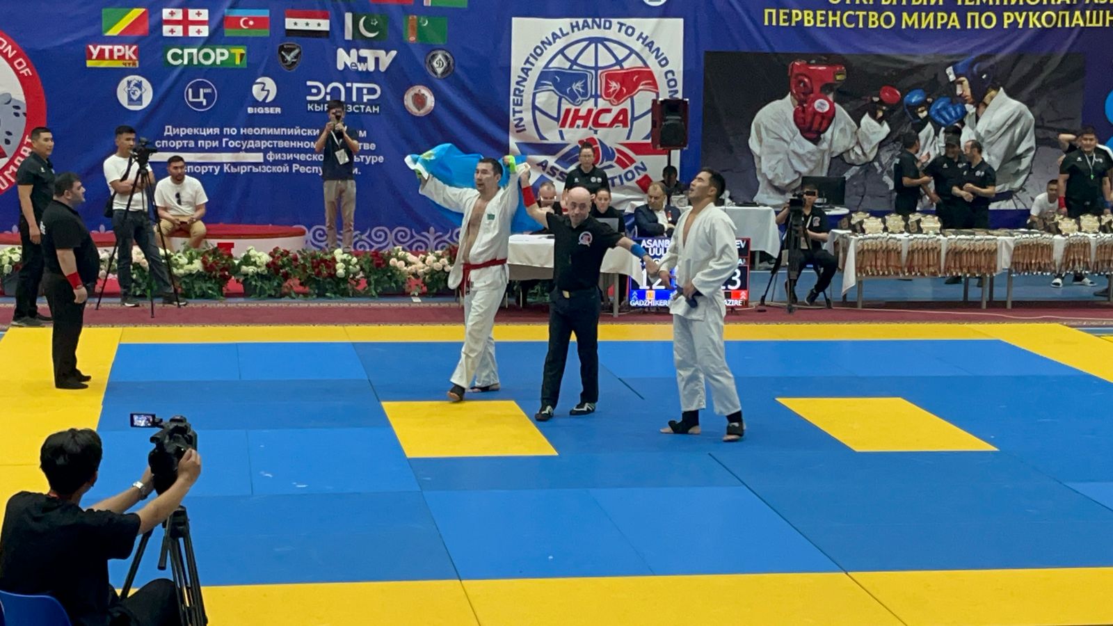 Ұлттық ұлан жауынгері қоян-қолтық ұрыстан Азия чемпионы атанды