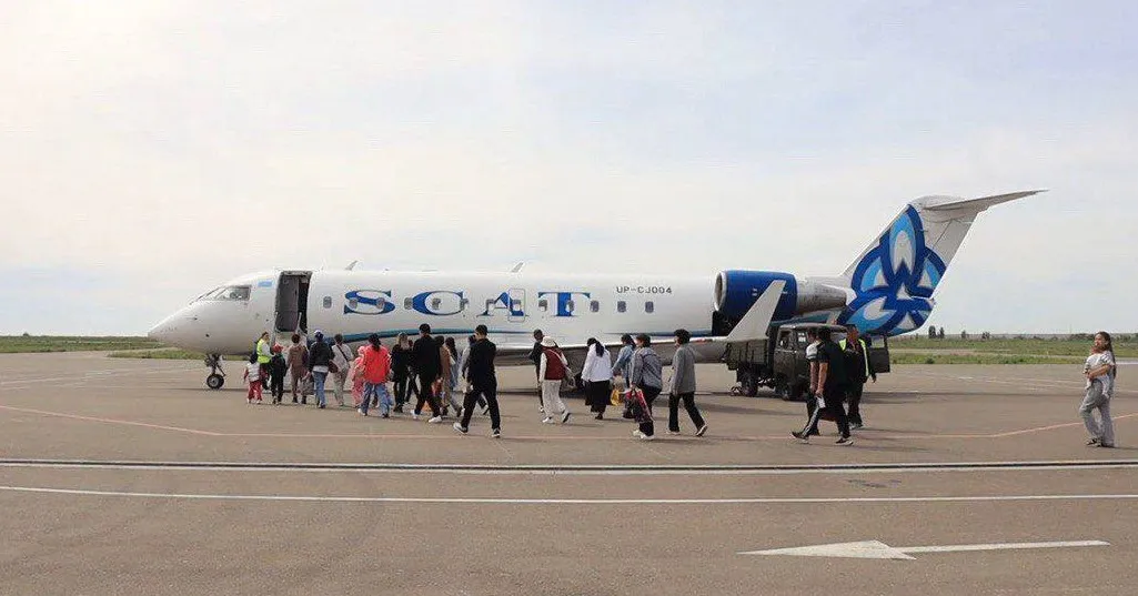 В Урджарском районе впервые начали курсировать самолёты авиакомпании SCAT