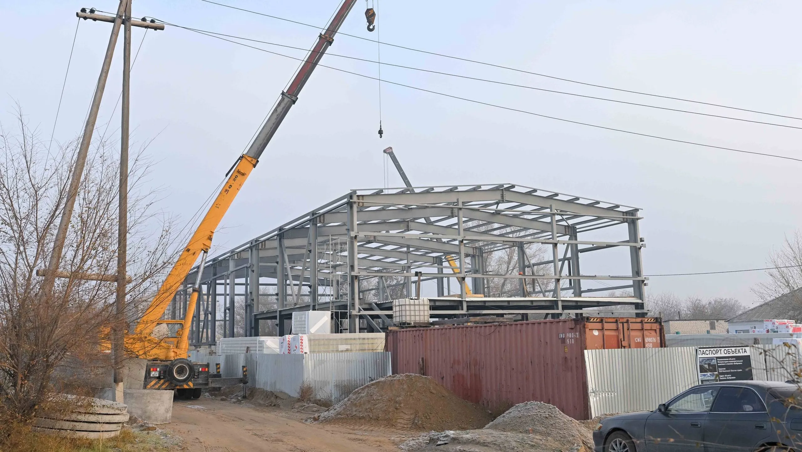 В отдалённых районах Семея возводятся современные спортивные комплексы