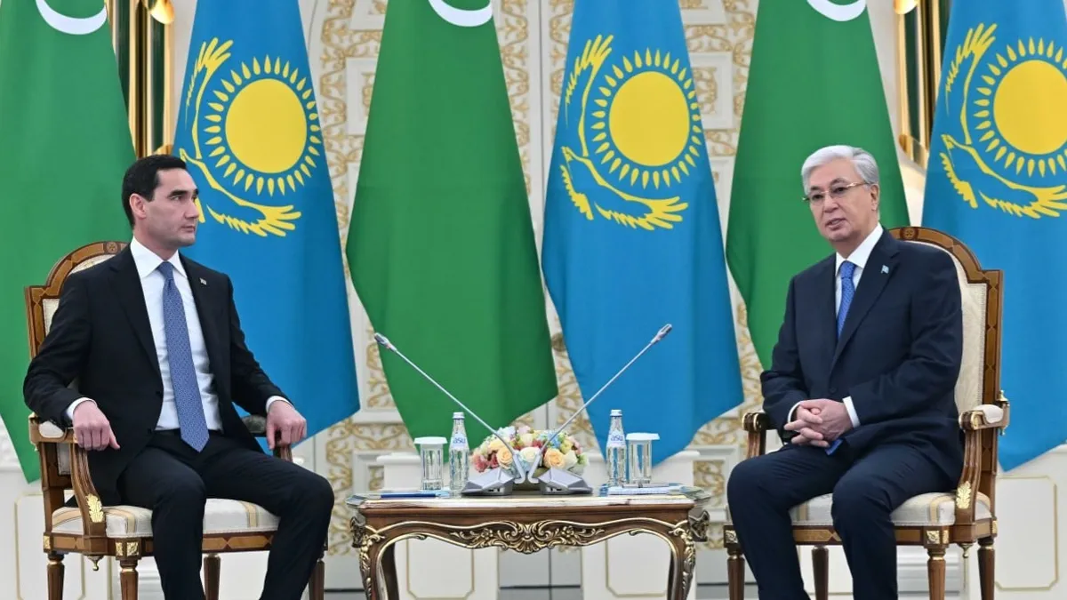Мемлекет басшысы Түрікменстан Президентімен келіссөз жүргізді   