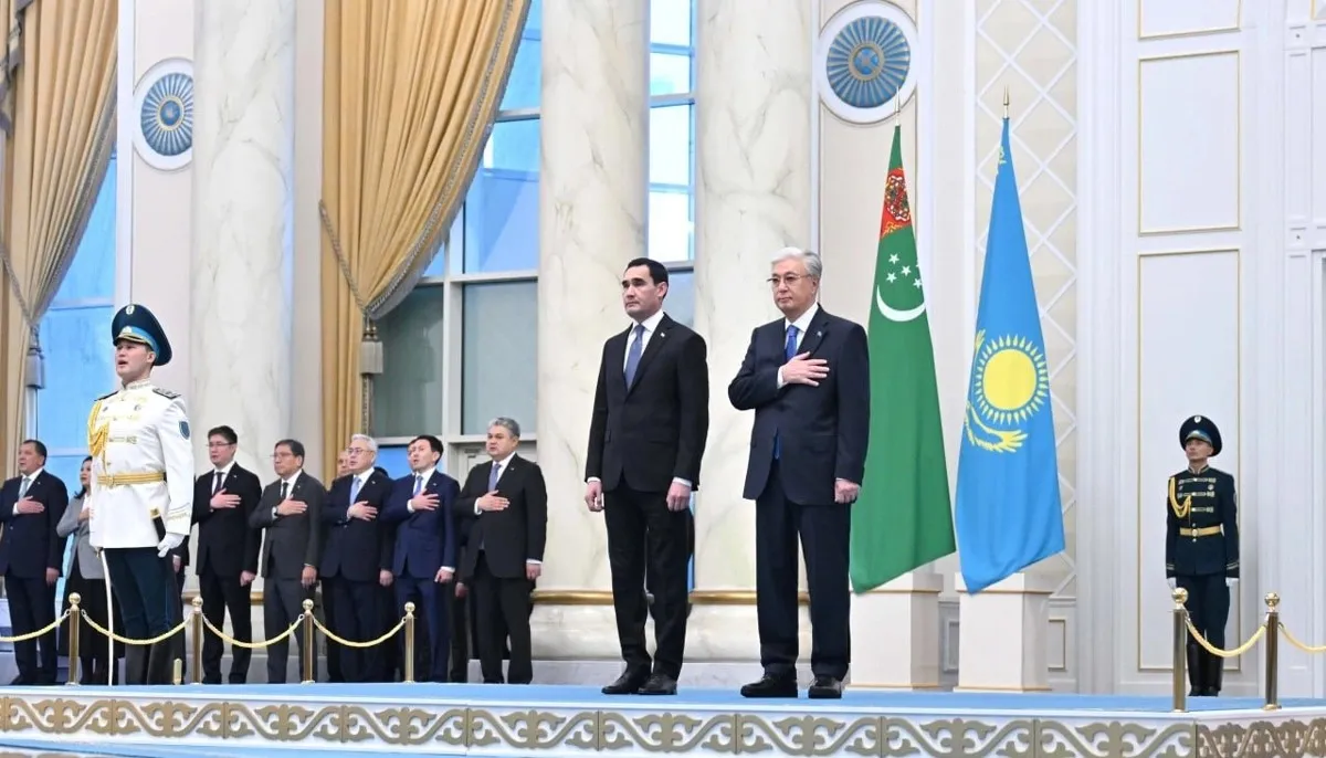 Қасым-Жомарт Тоқаев Түрікменстан Президентін Ақордада қарсы алды   