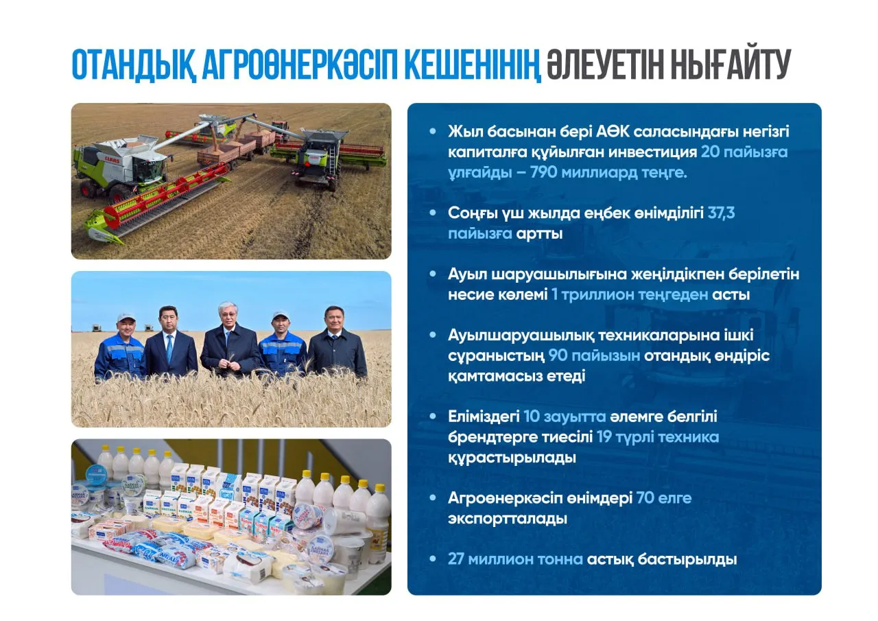 Отандық агроөнеркәсіп кешенінің әлеуетін нығайту