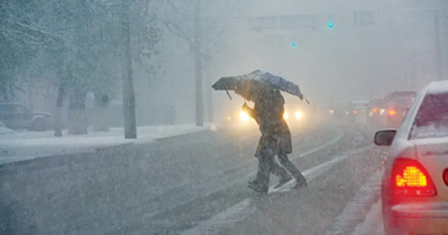 Қар жауып, бұрқасын жүреді