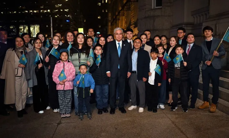 Глава государства встретился в Вашингтоне с соотечественниками