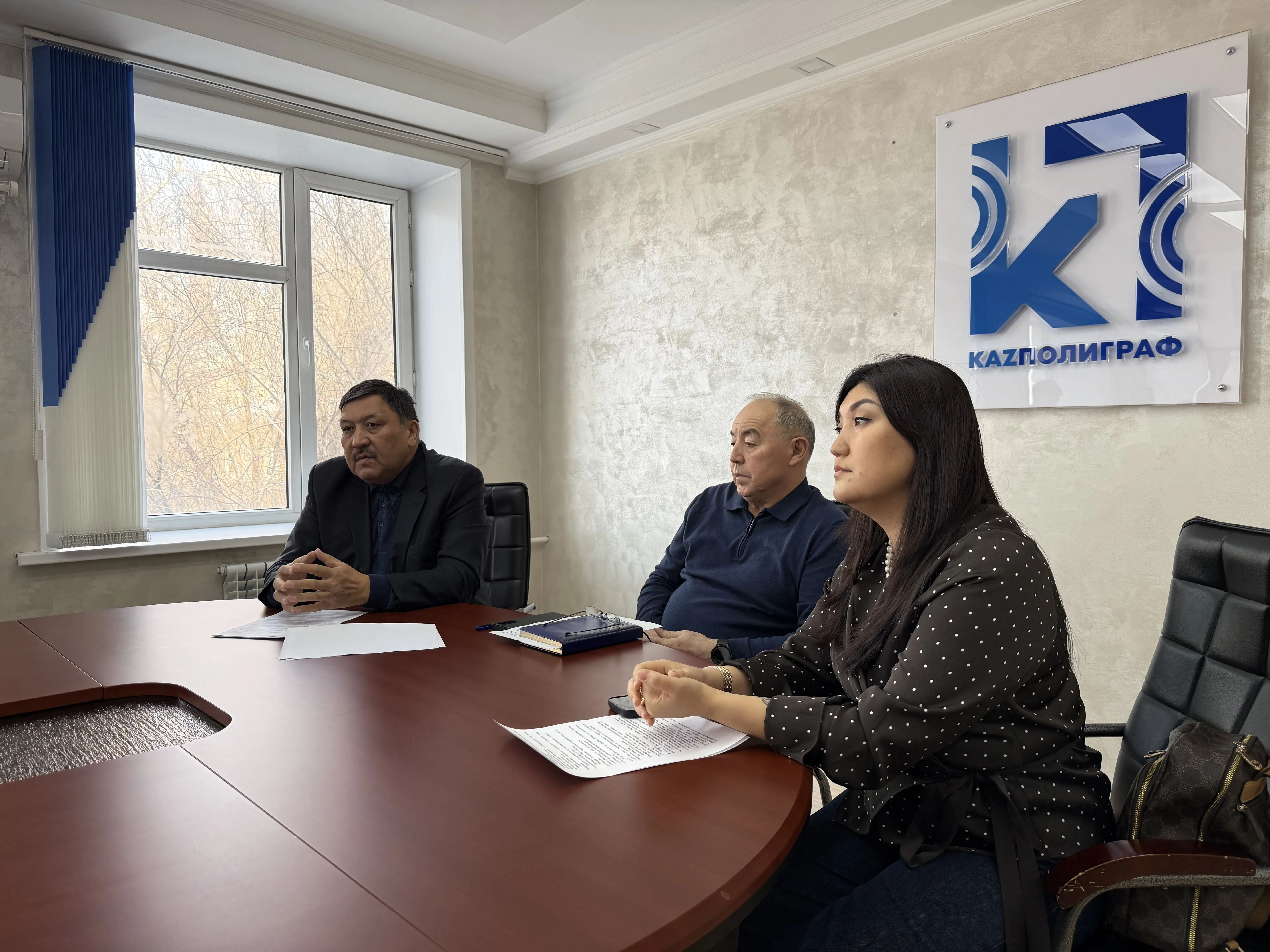 Болашаққа бірге қадам: «Казполиграф» ЖШС ұжымымен референдум тақырыбындаашық диалог