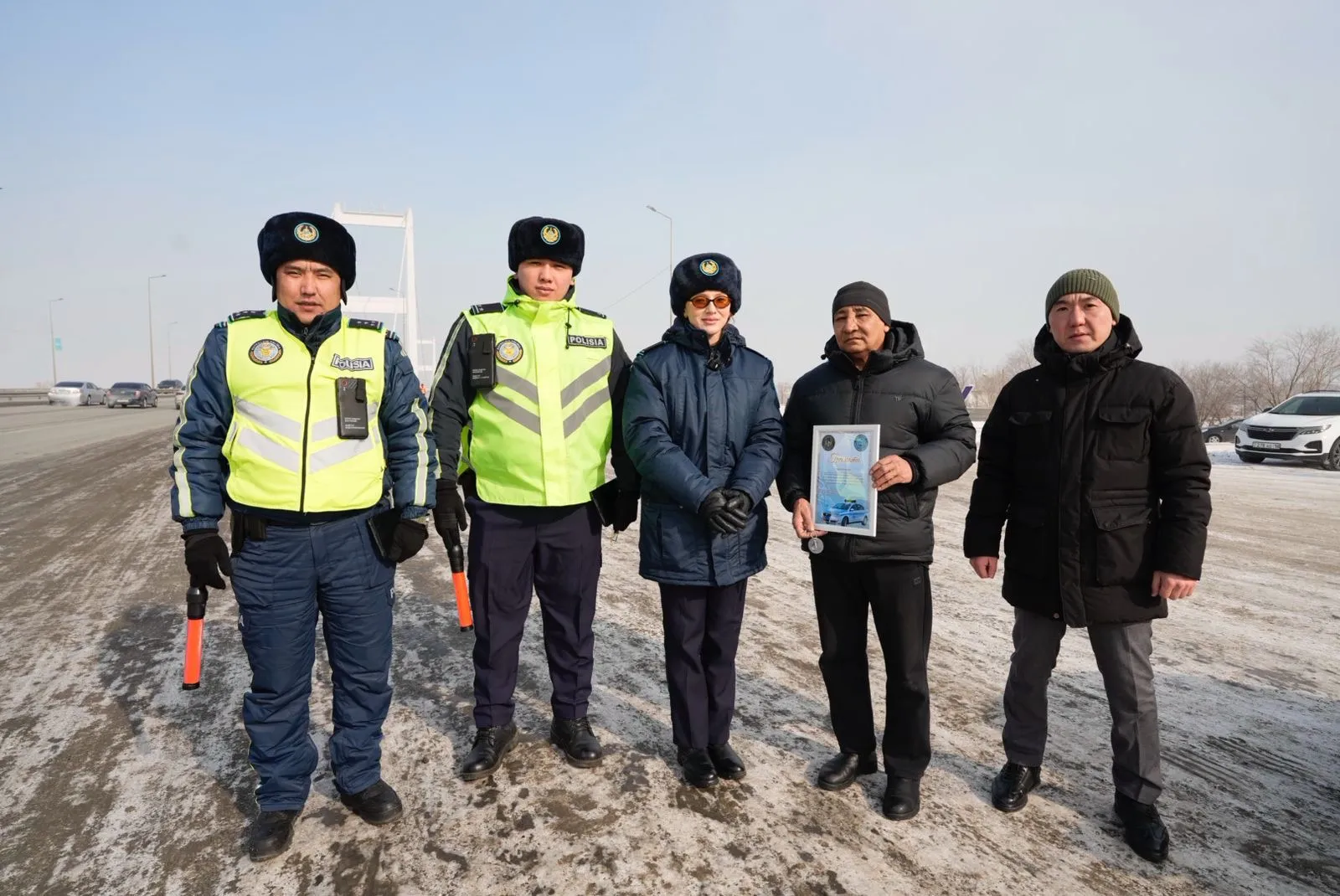 В области Абай в рамках идеологии «Закон и порядок» была организована акция «Образцовый водитель»