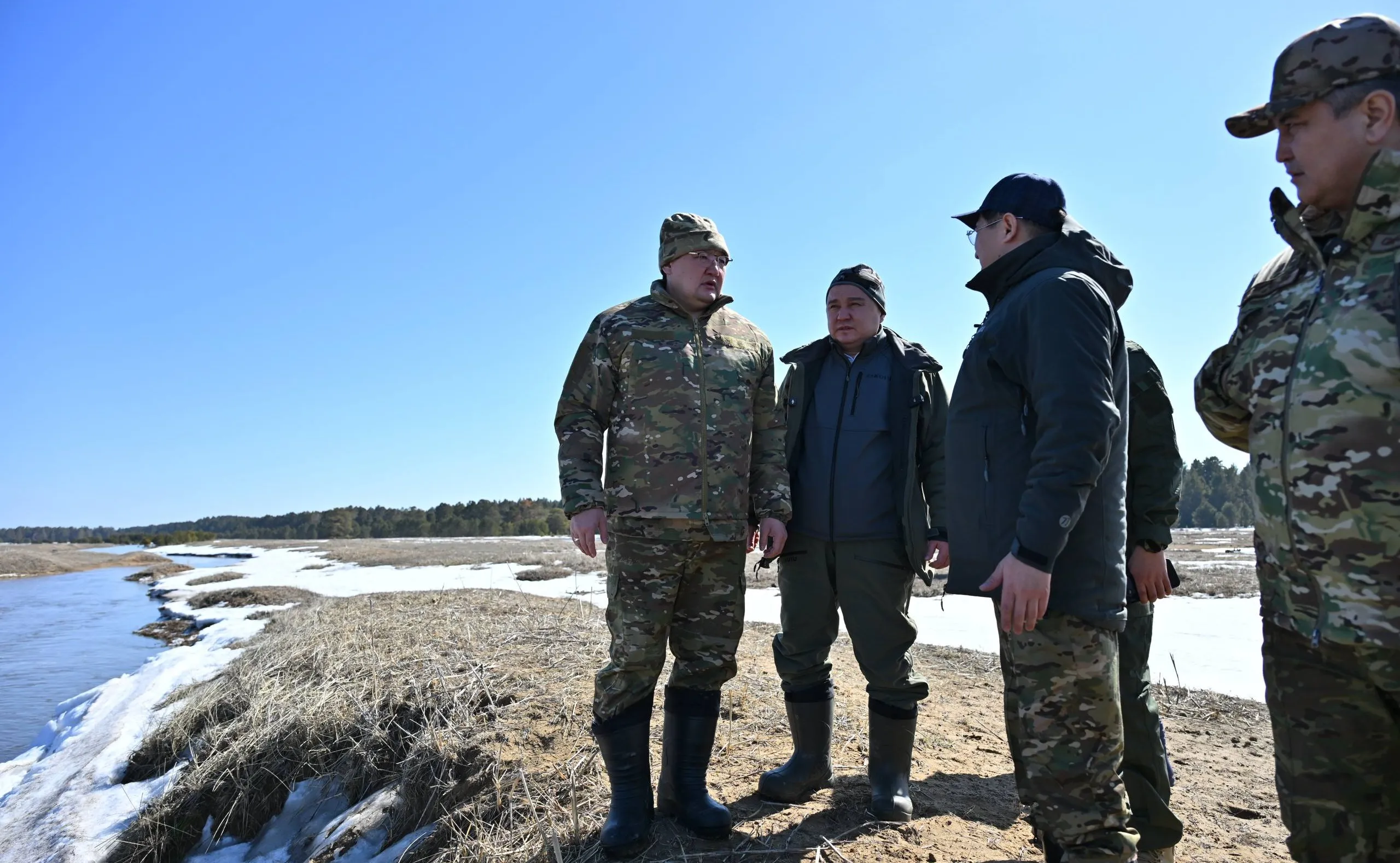 Фактов подтопления жилых домов не зафиксировано: аким области посетил село Бозтал