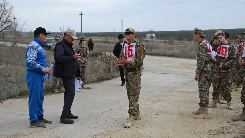 В Шульбинске прошёл областной этап военно-патриотического сбора молодёжи «Айбын»