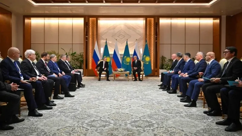 Қазақстан мен Ресей президенттері шағын құрамда келіссөз жүргізді