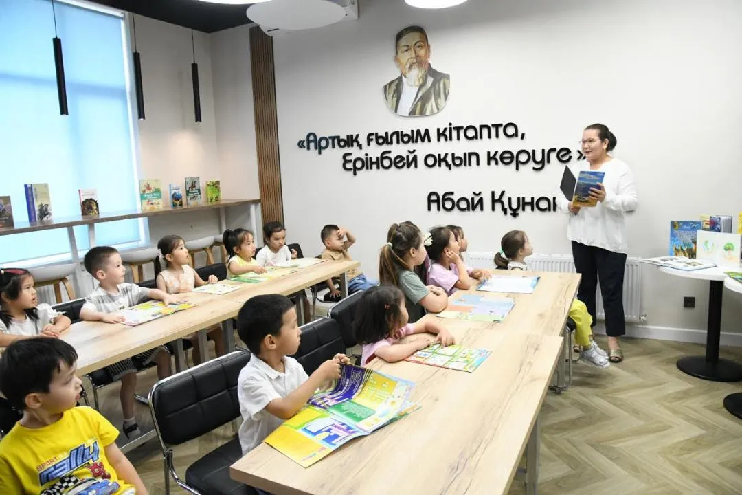 Елордадағы кітапханада мектепке дейінгі балаларға арналған экосағат өтті